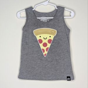 Whistle & Flute Pizza Tank Top Sleeveless Shirt 3/4